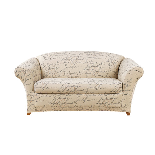 Waverly Box Cushion Loveseat Slipcover Wayfair